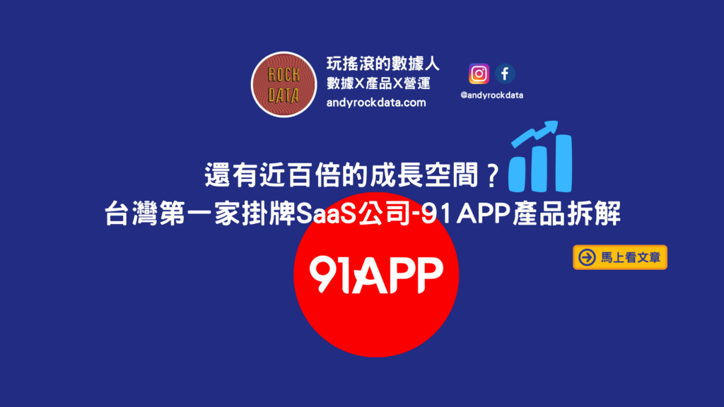 台灣第一家掛牌SaaS公司91APP產品拆解
